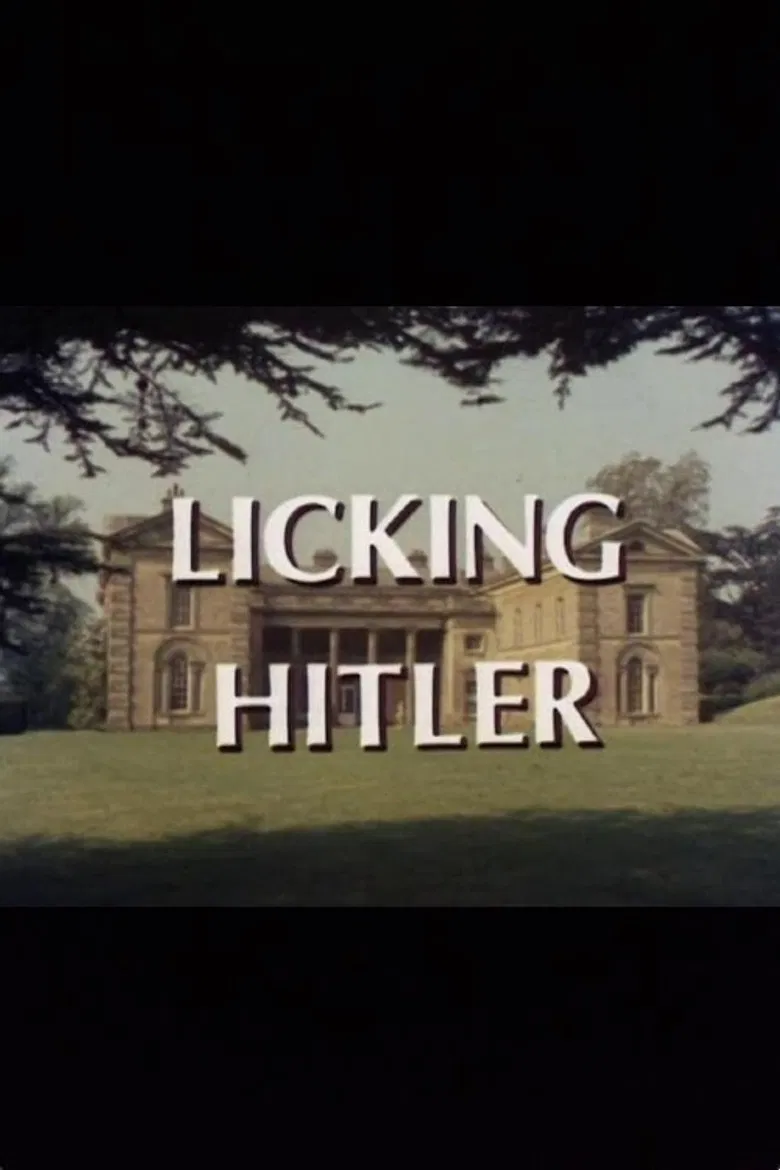 Licking Hitler poster background