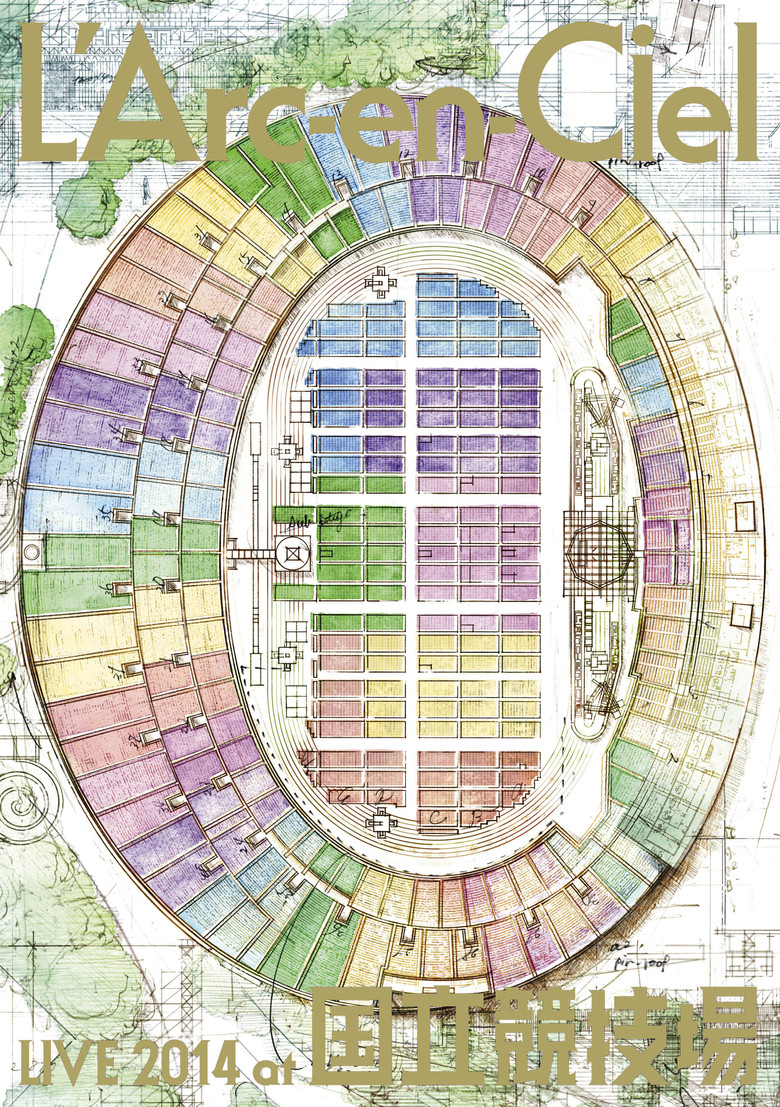 L'Arc~en~Ciel LIVE 2014 at National Stadium poster background