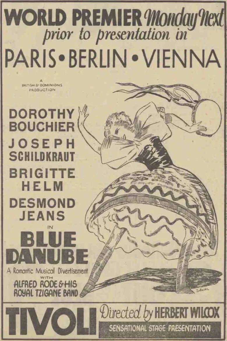 The Blue Danube poster background