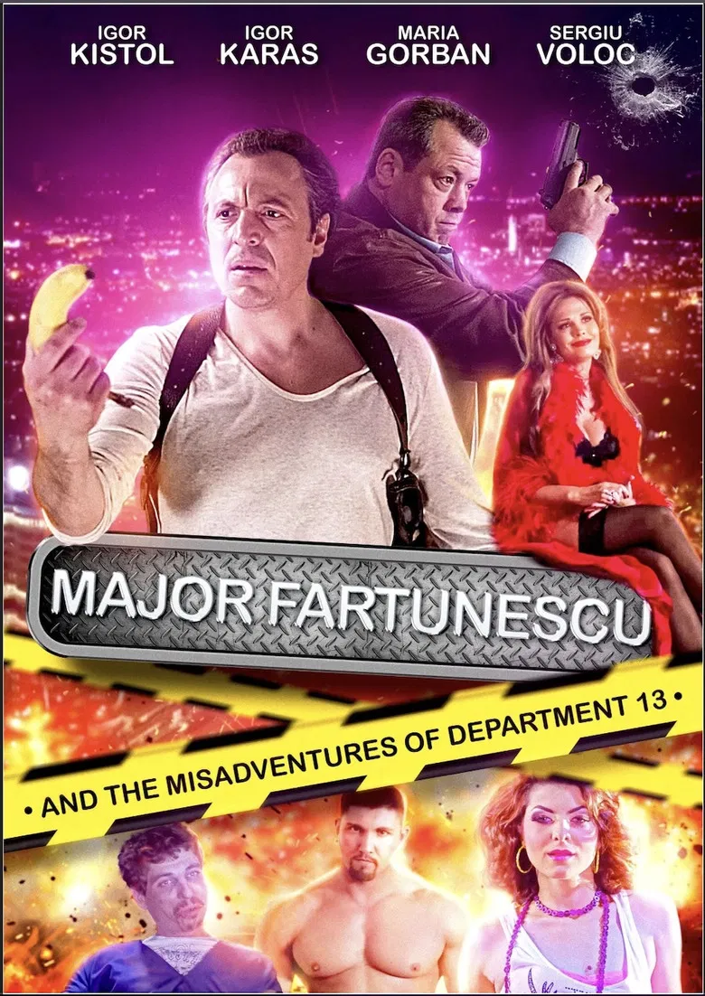 Major Fartunescu and the Misadventures of Department 13 poster background