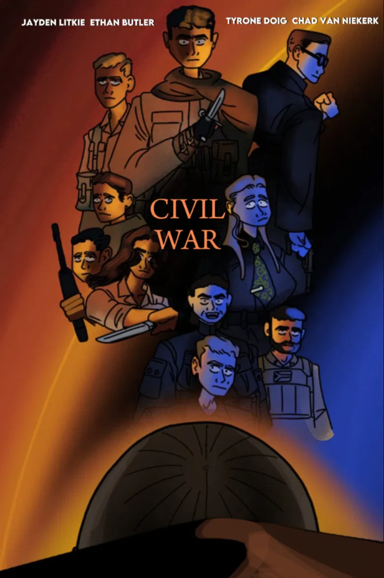 Civil War poster background