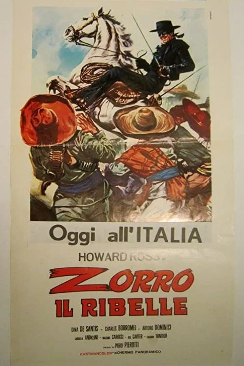 Zorro il ribelle poster background
