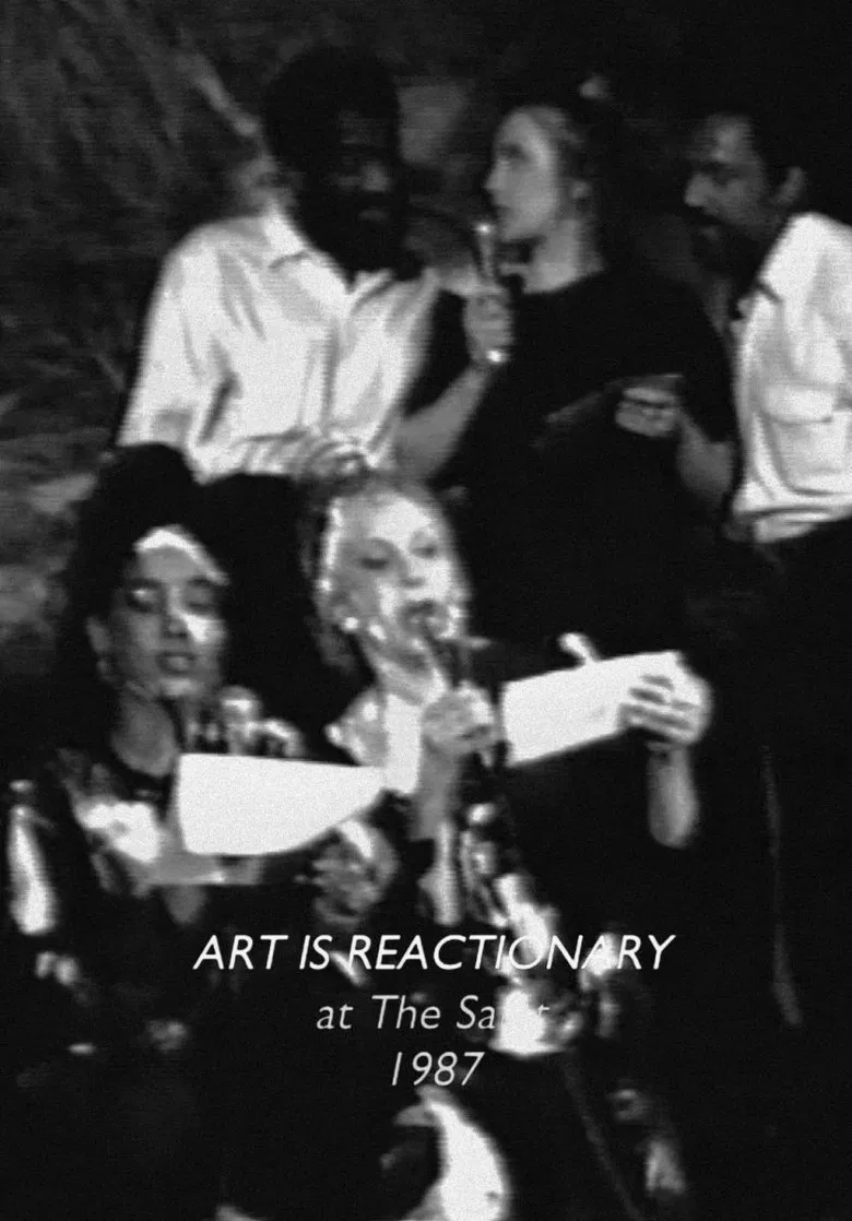 Art Is Reactionary poster background