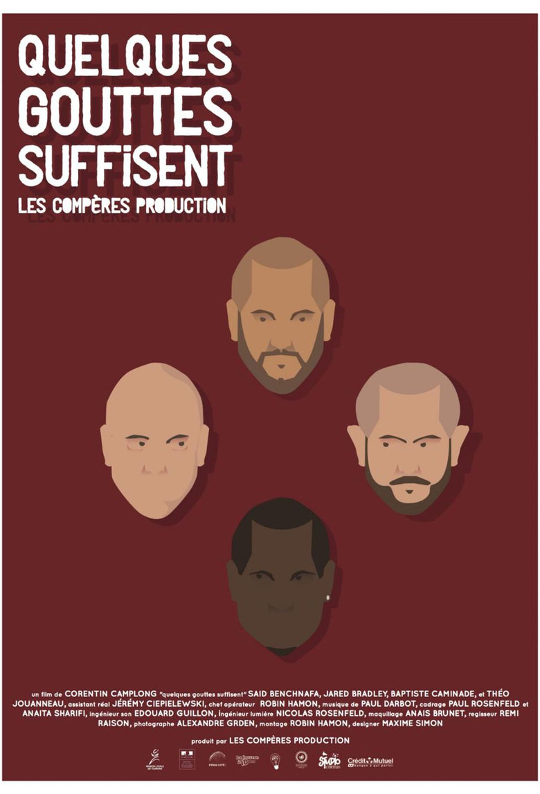Quelques gouttes suffisent poster background