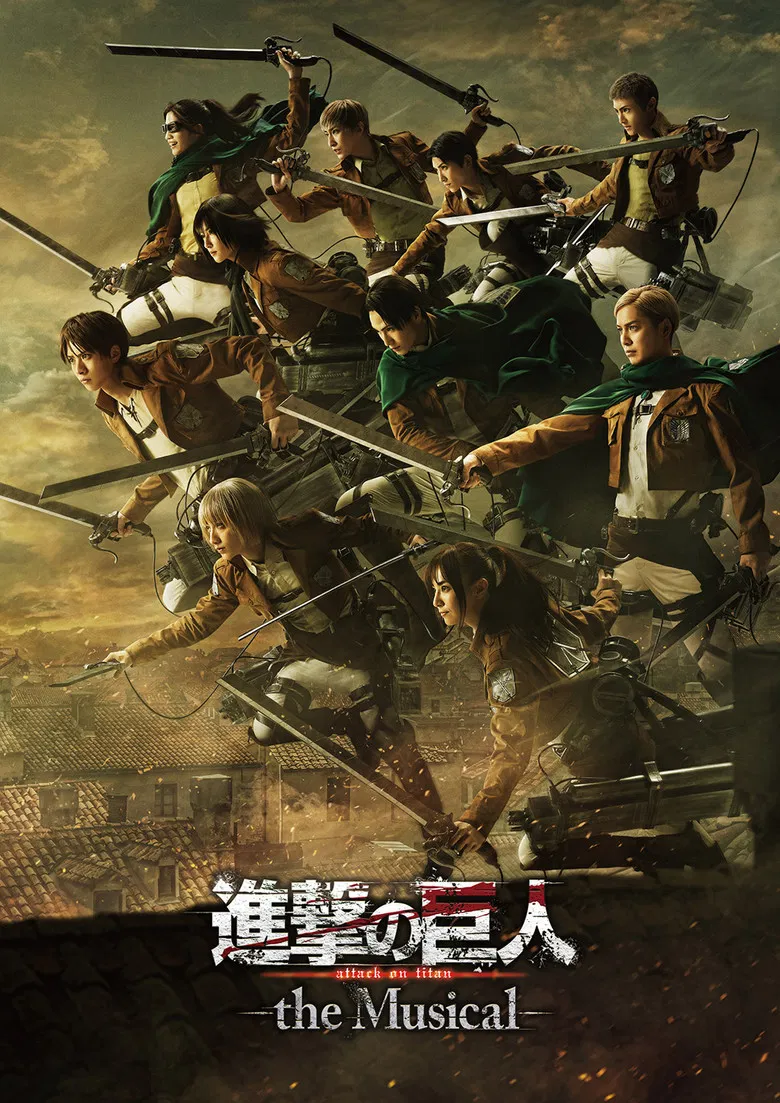 Attack on Titan: The Musical poster background