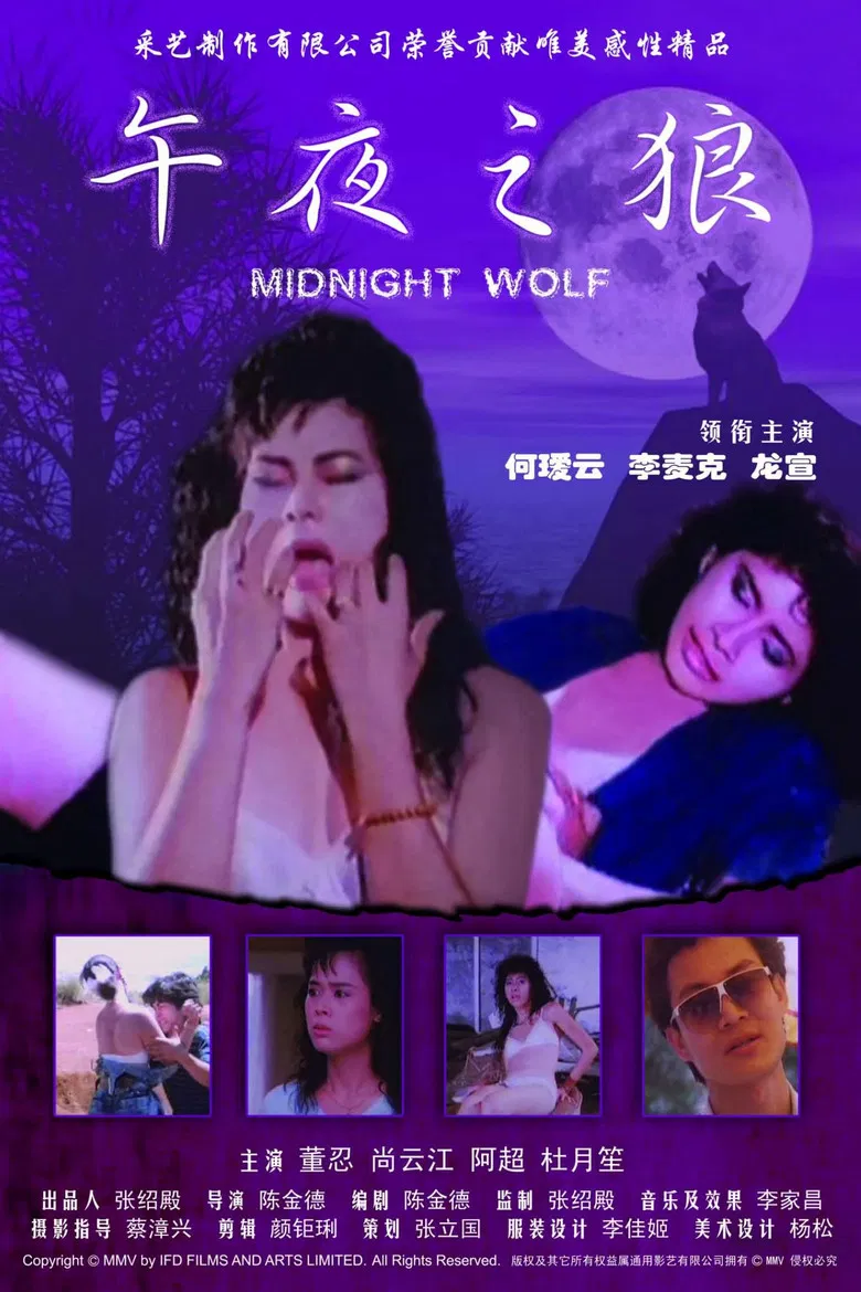 Midnight Wolf poster background