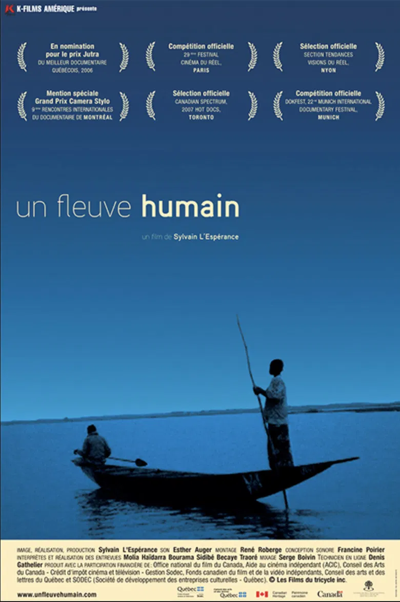 Un fleuve humain poster background