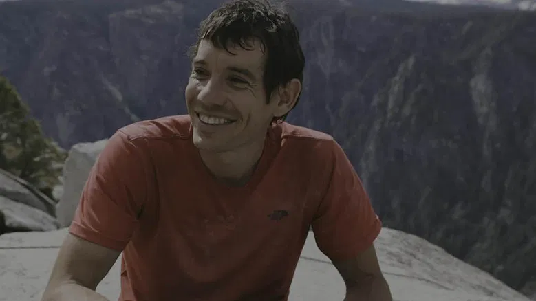 Wide shot emphasizing the isolation of the climb