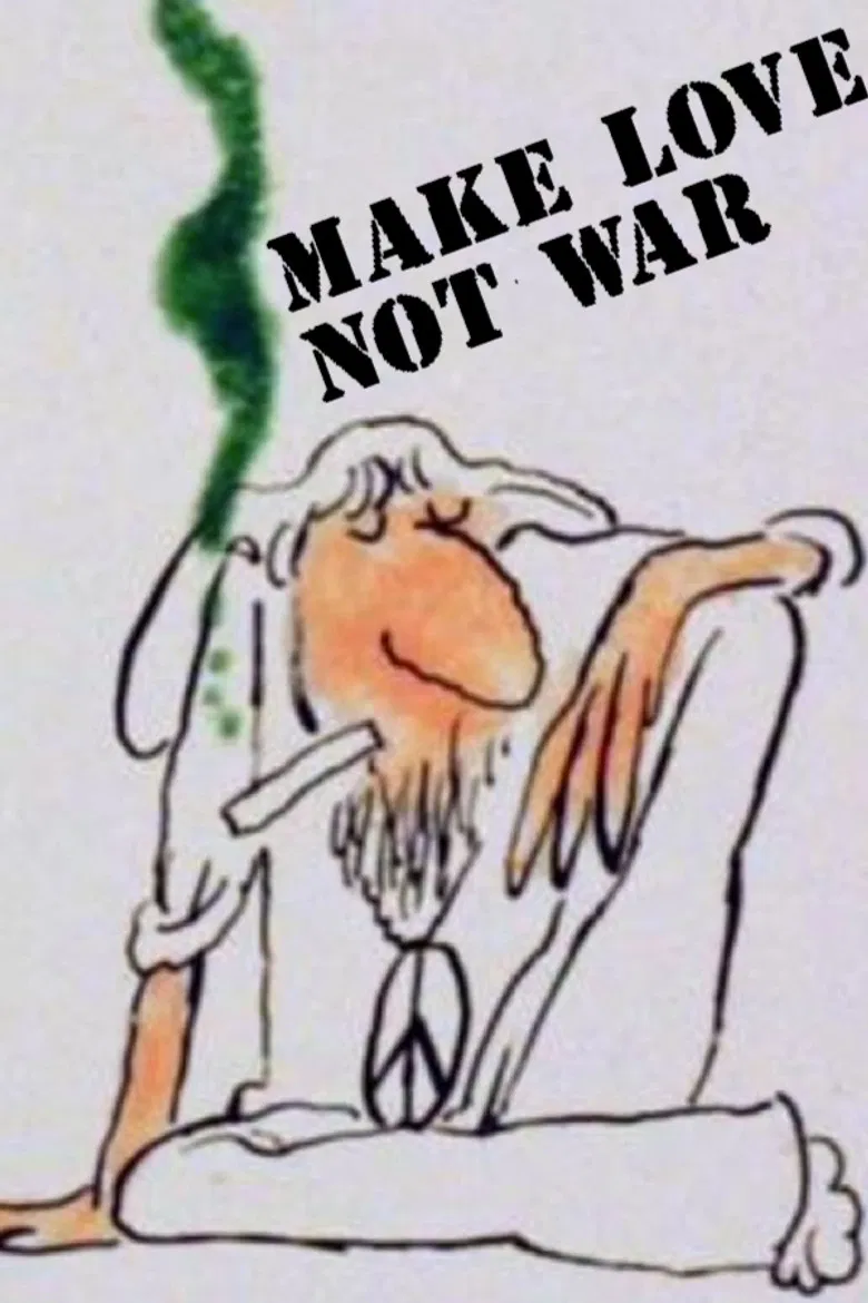 Make Love, Not War poster background