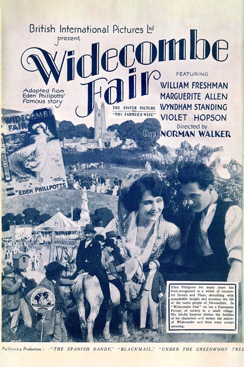 Widecombe Fair poster background