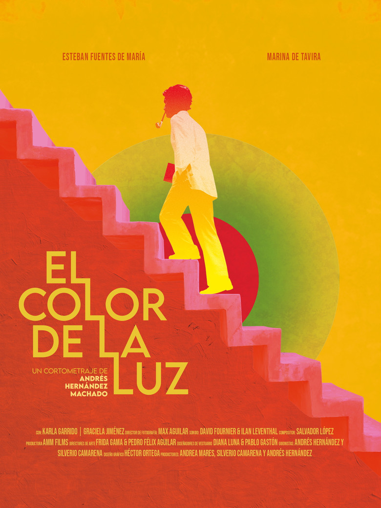 El Color de la Luz poster background