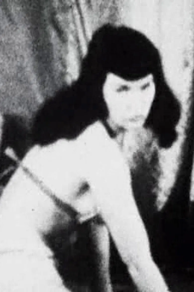 Bettie Page In White Lingerie poster background