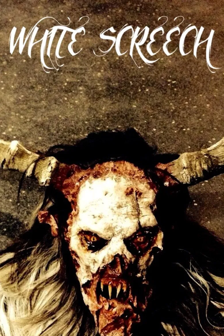 White Screech poster background