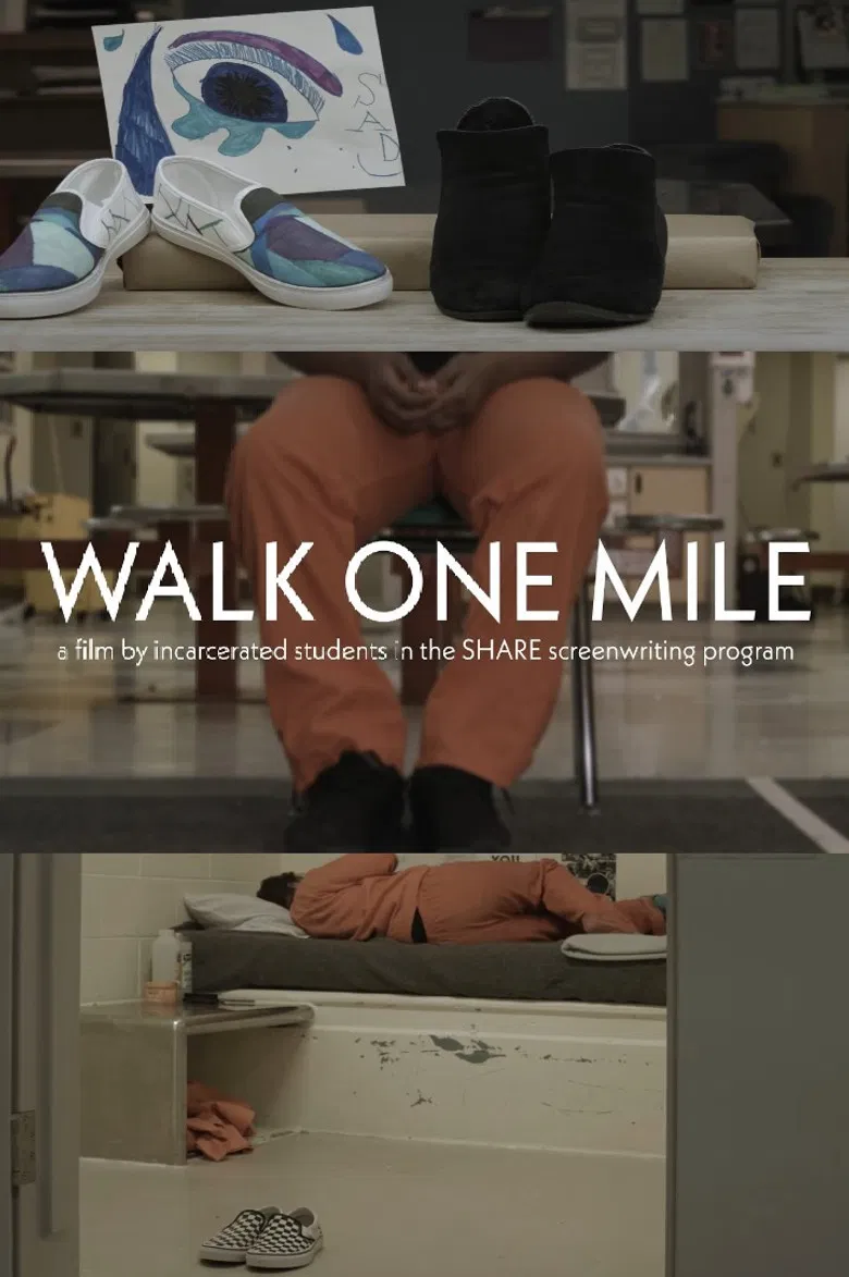 WALK ONE MILE poster background