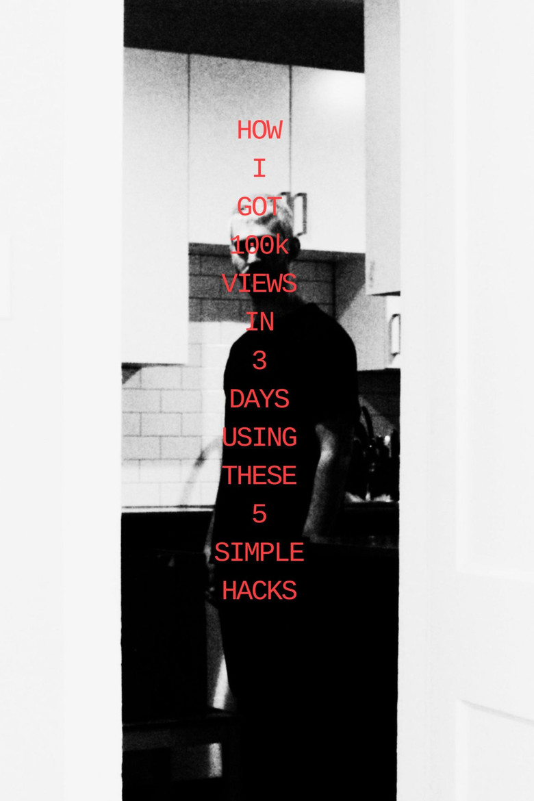 HOW I GOT 100k VIEWS IN 3 DAYS USING THESE 5 SIMPLE HACKS poster background
