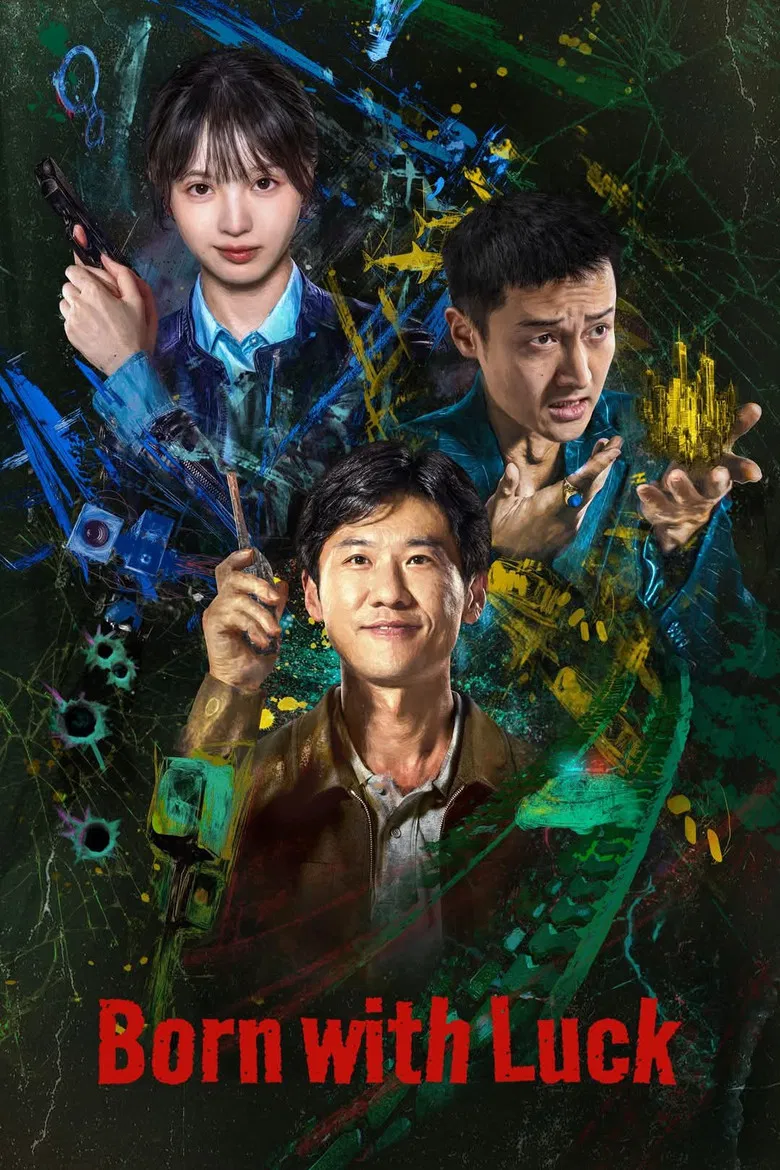Born with Luck poster background