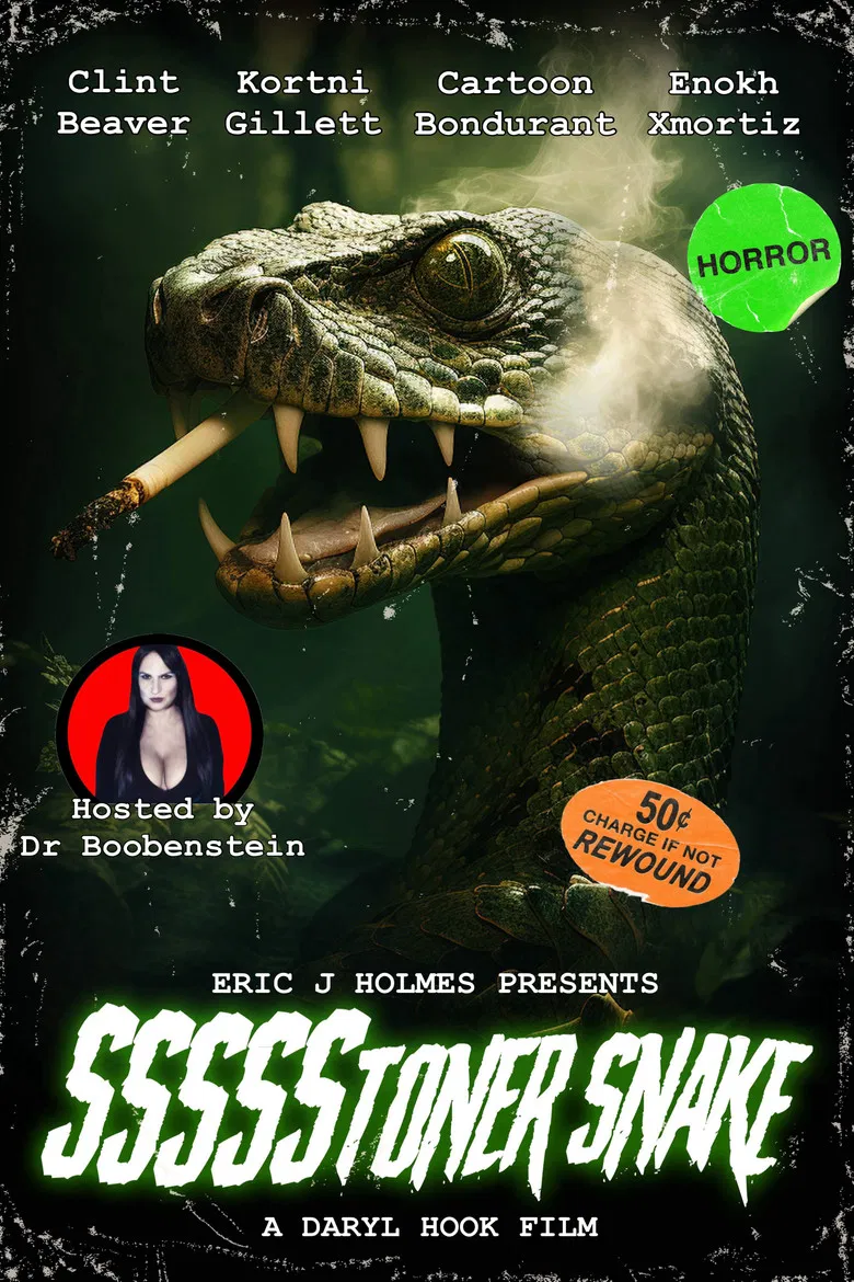 Ssssstoner Snake poster background