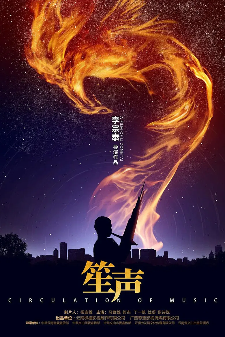 Circulation of Music poster background