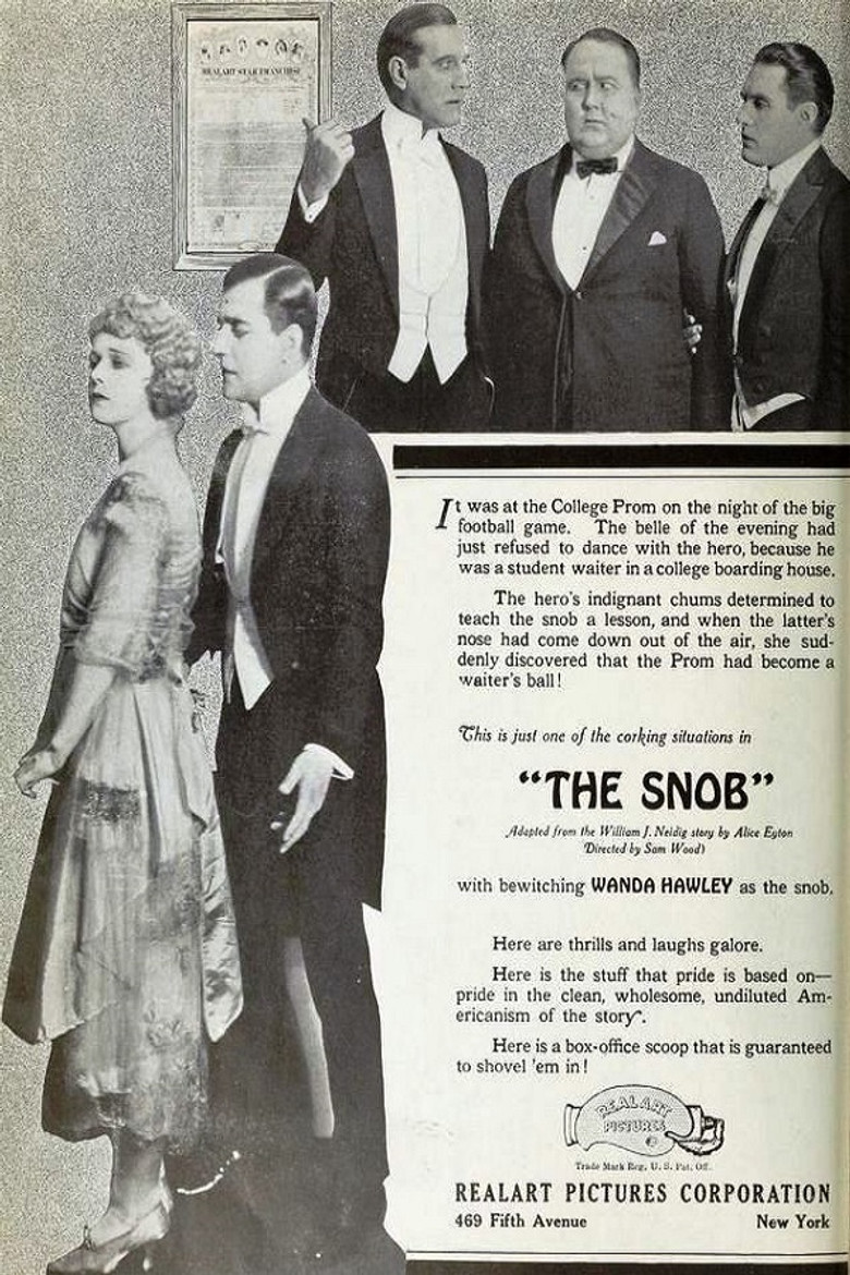The Snob poster background