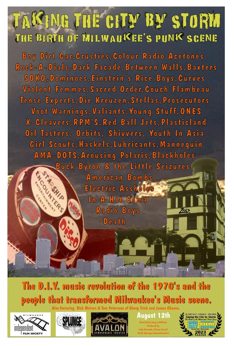 Taking the City By Storm: The Birth of Milwaukee's Punk Scene poster background