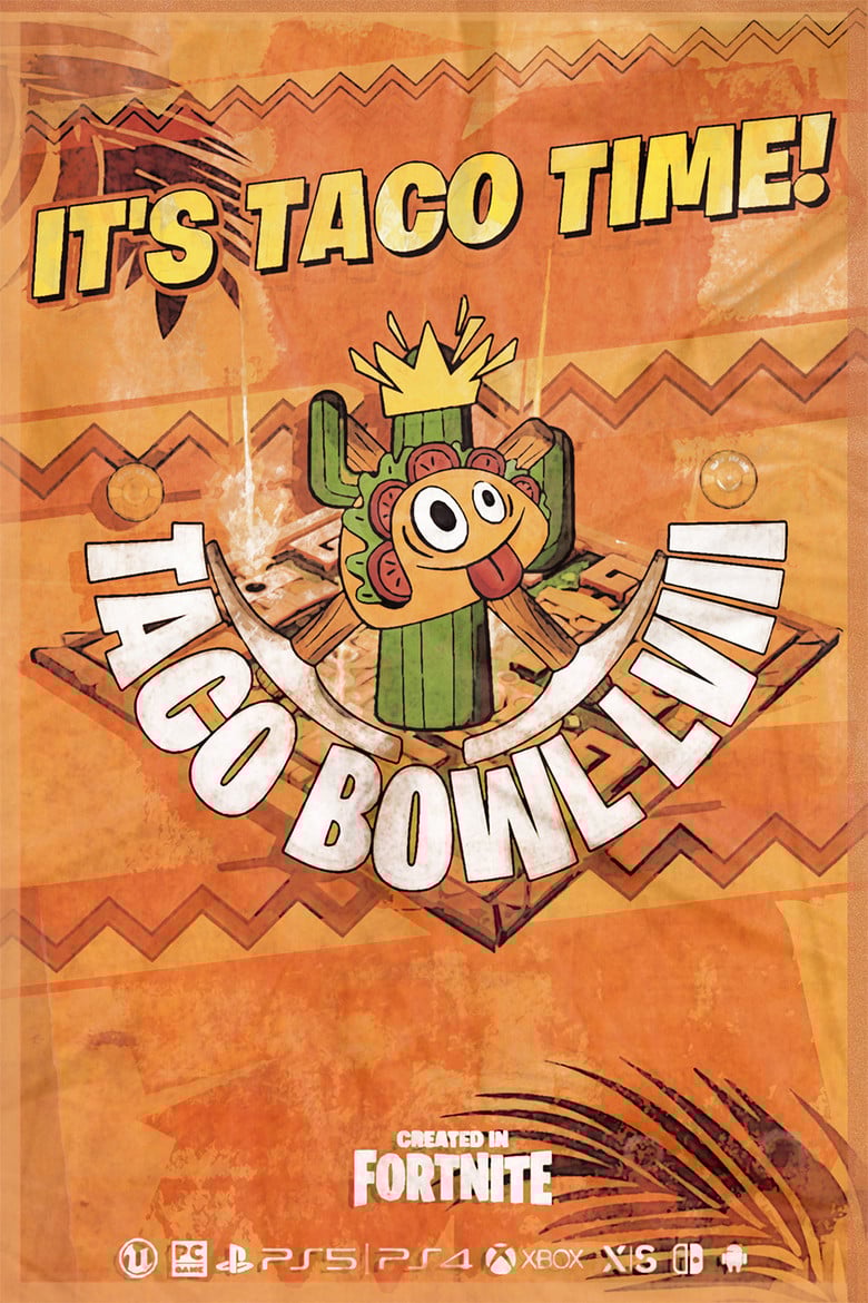 Fortnite: Taco Bowl LVIII Tournament poster background