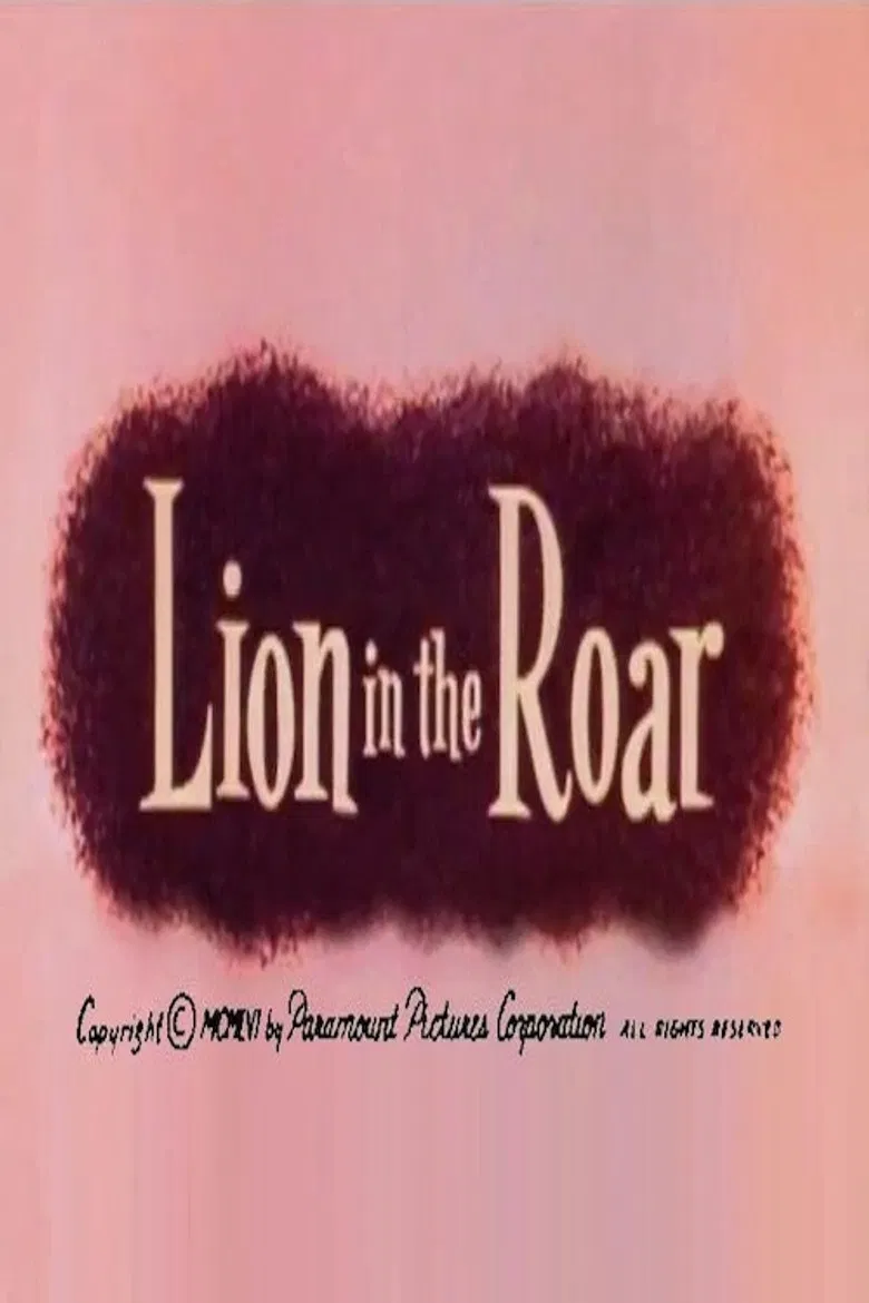 Lion in the Roar poster background