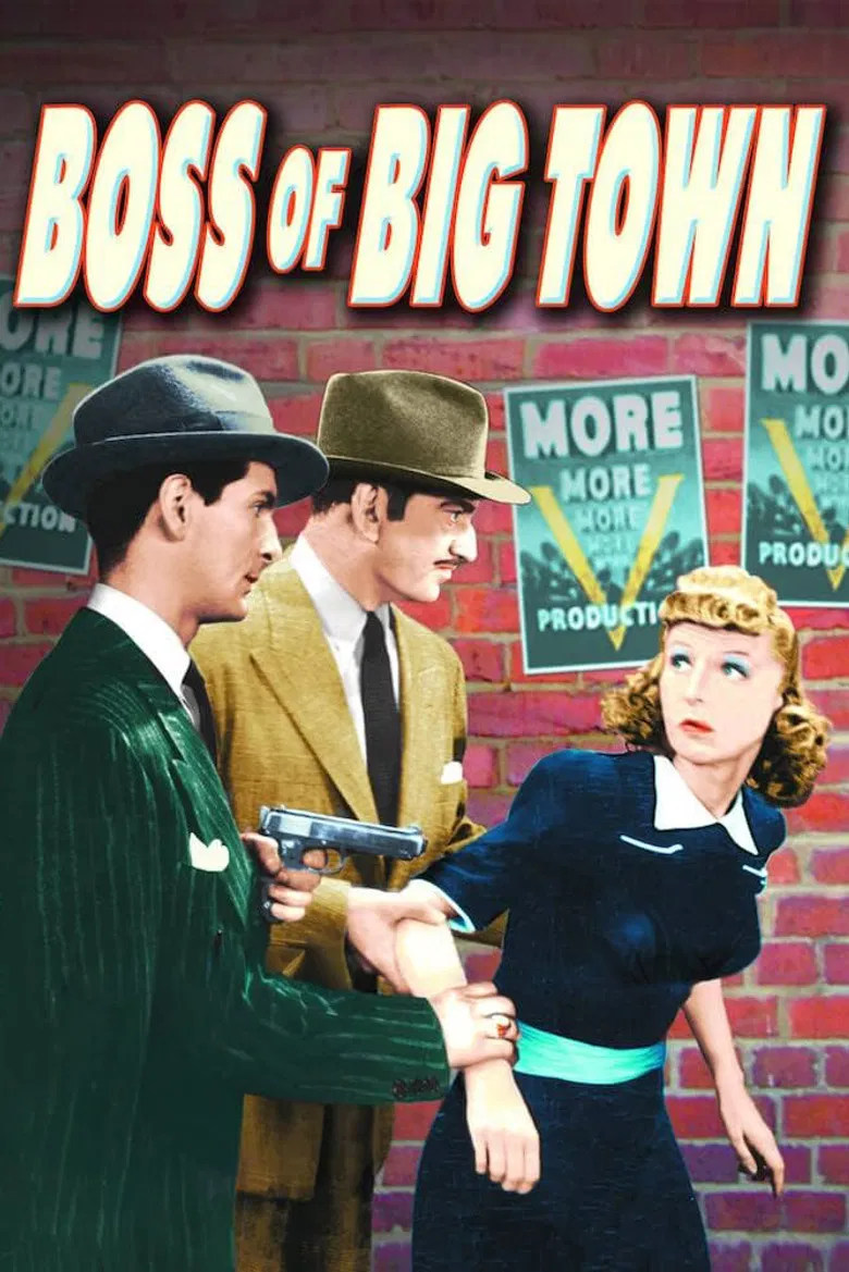 The Boss of Big Town poster background