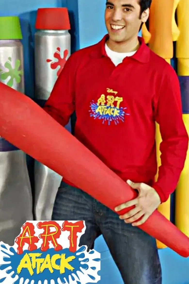 Art attack poster background