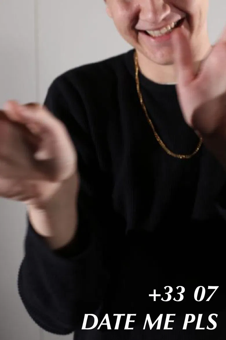 +33 07 DATE ME PLS poster background