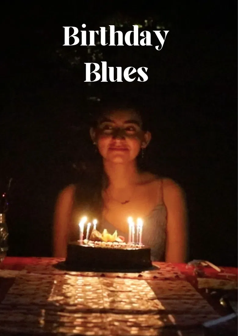 Birthday Blues poster background