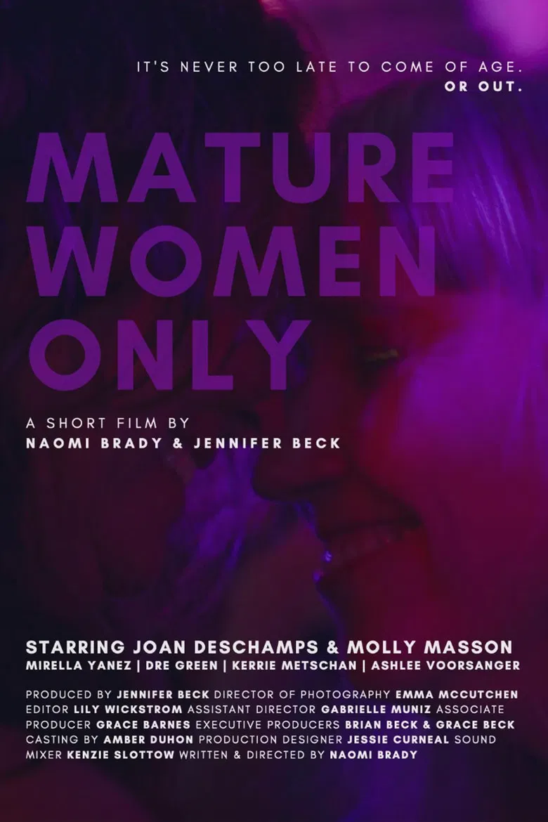 Mature Women Only poster background