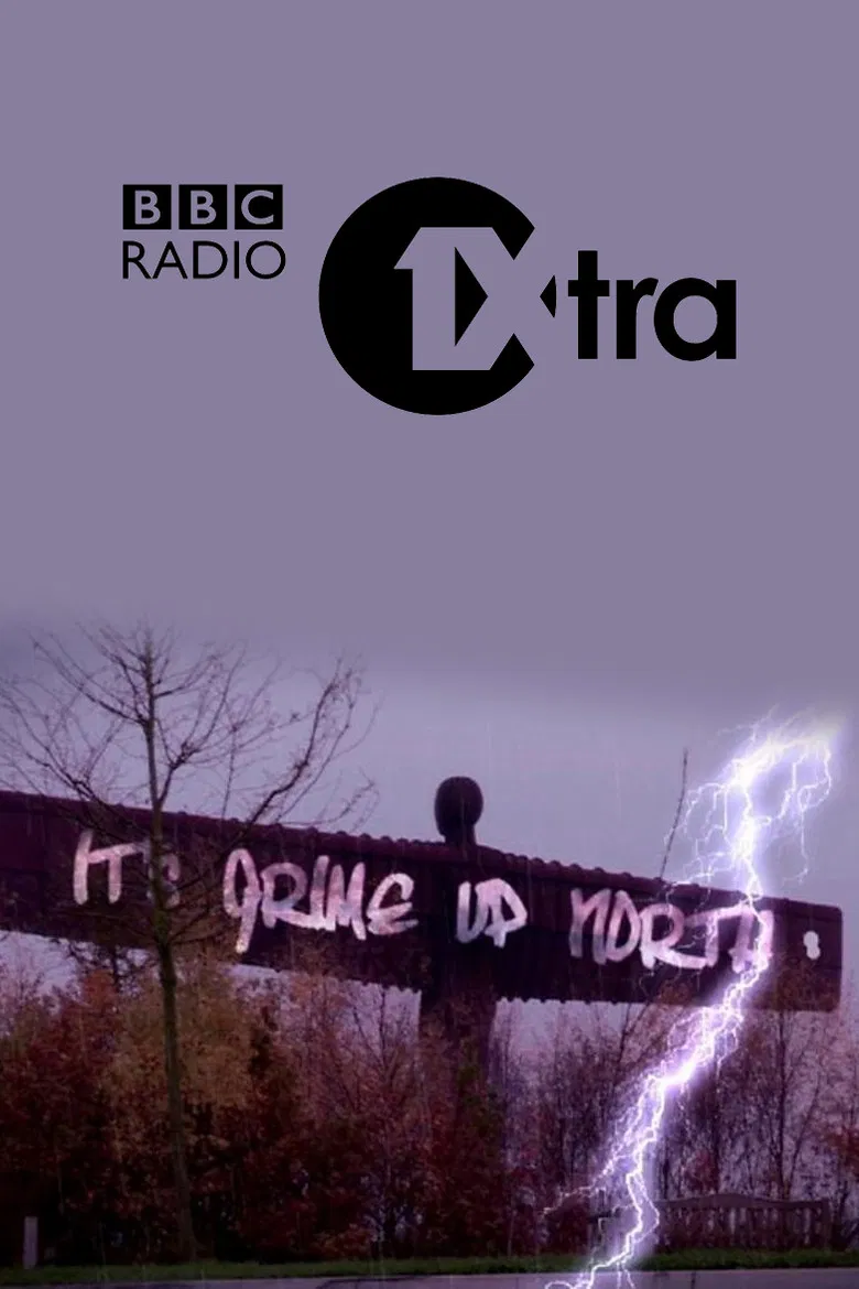 It's Grime Up North poster background