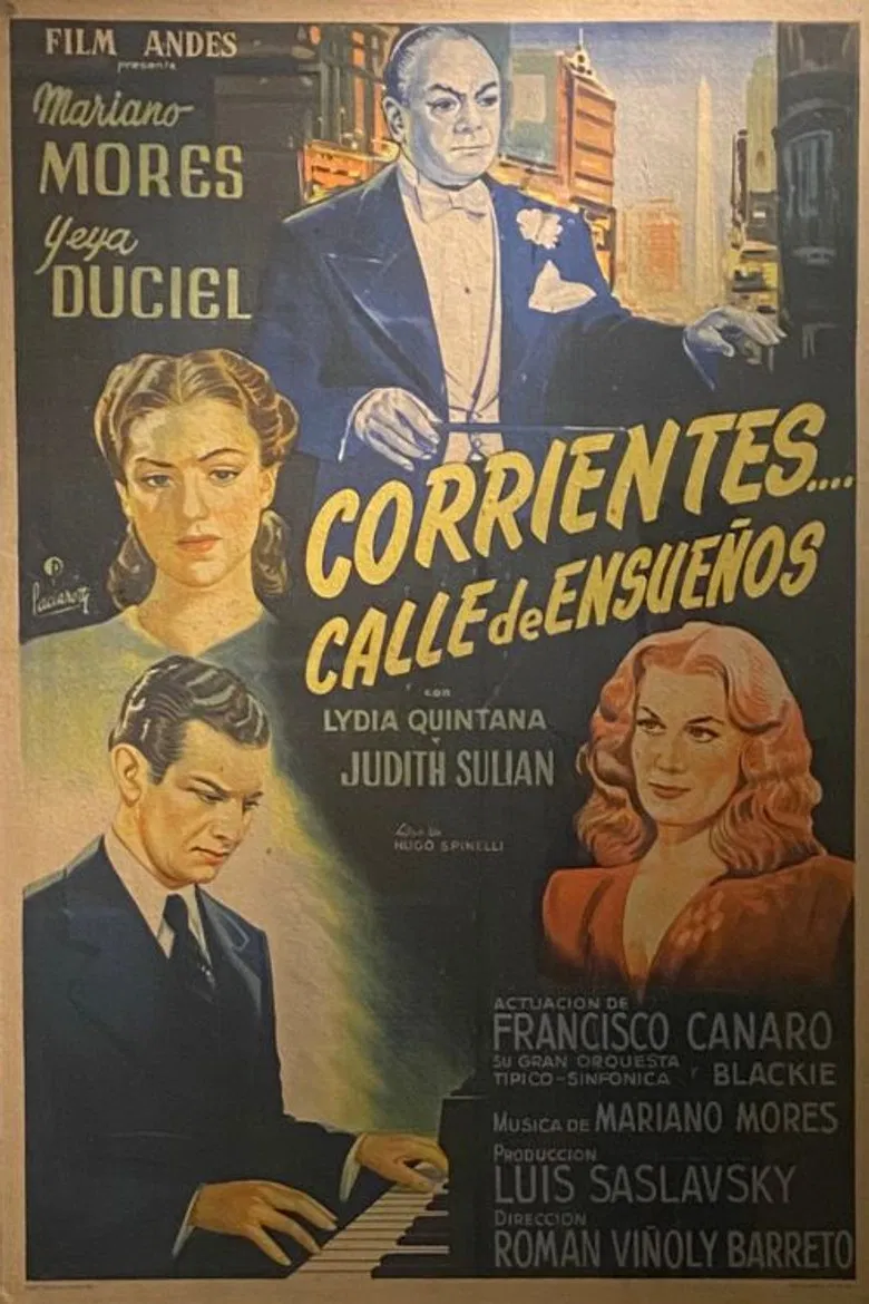 Corrientes, calle de ensueños poster background