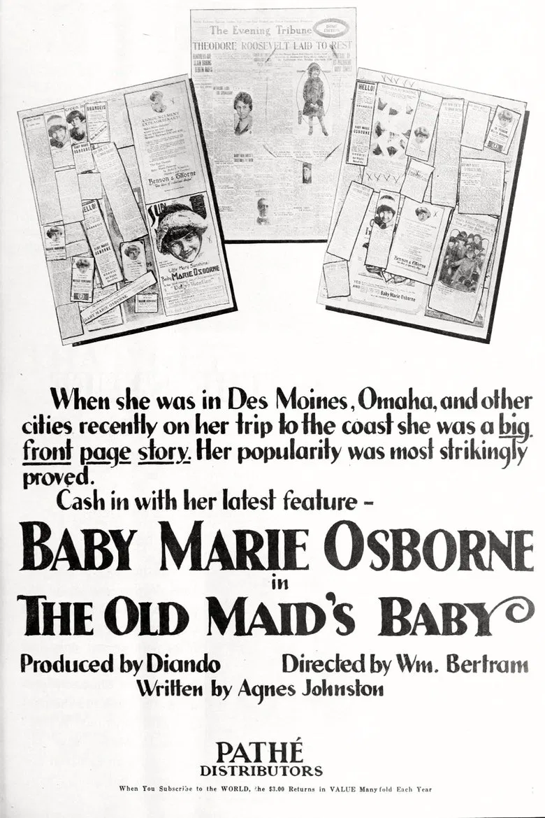 The Old Maid's Baby poster background
