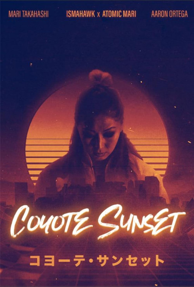 Coyote Sunset poster background