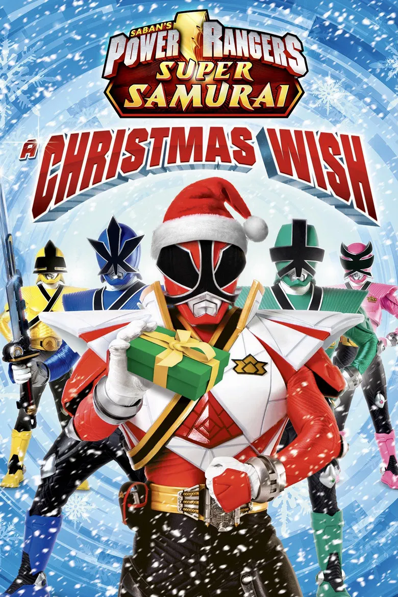 Power Rangers Super Samurai: A Christmas Wish poster background