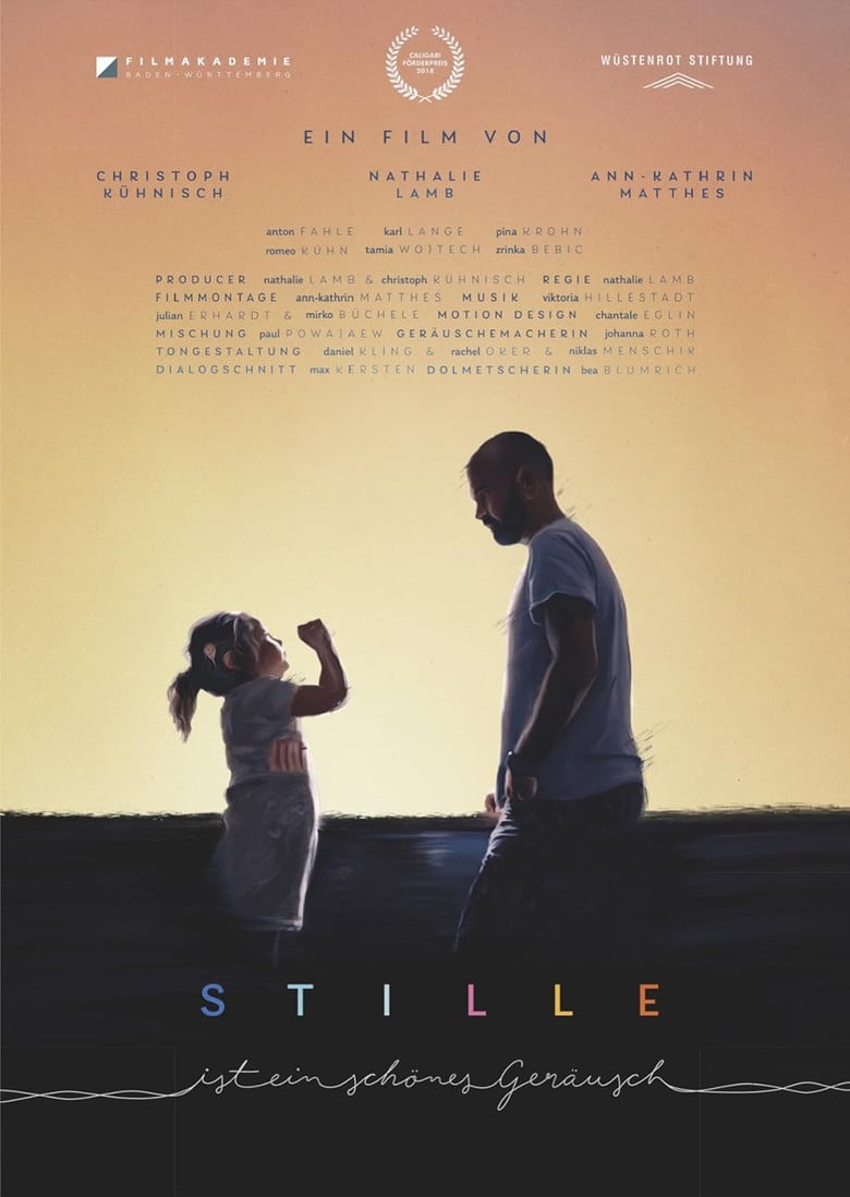 Stille ist ein schönes Geräusch poster background