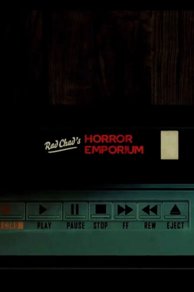 Rad Chad's Horror Emporium poster background