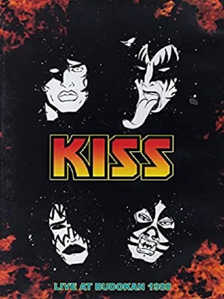 Kiss Live at Budokan 1988 poster background