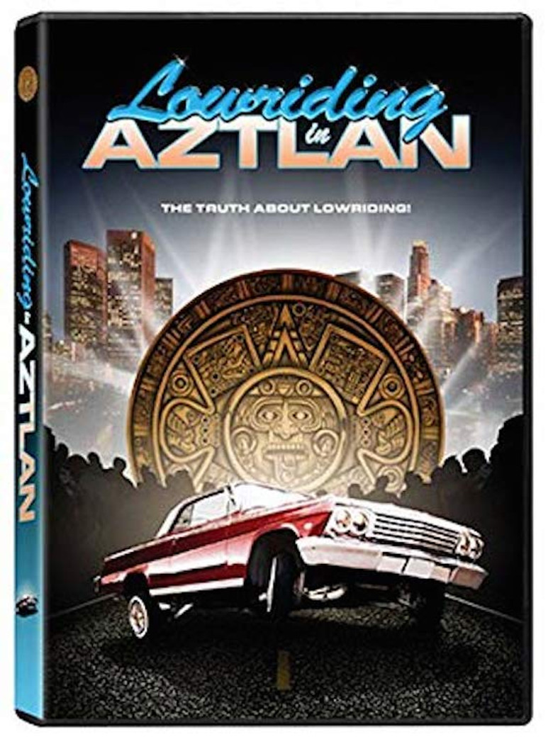 Lowriding in Aztlan poster background