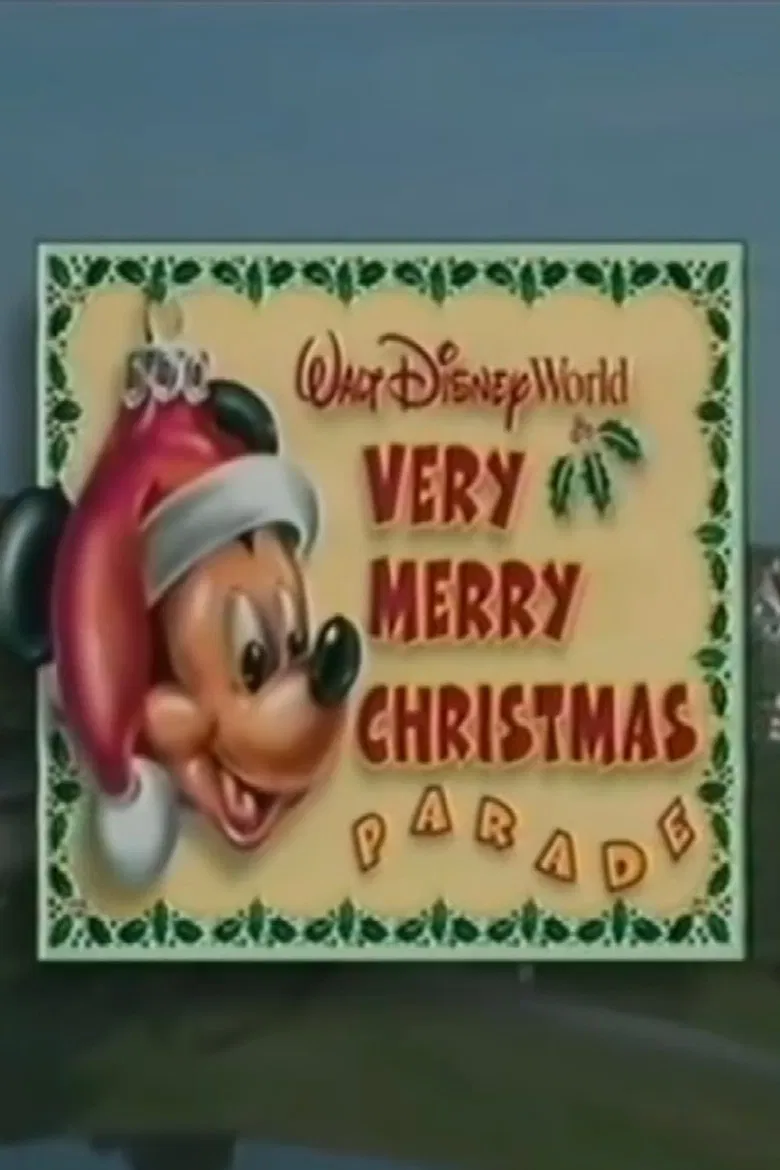 Walt Disney World Very Merry Christmas Parade poster background