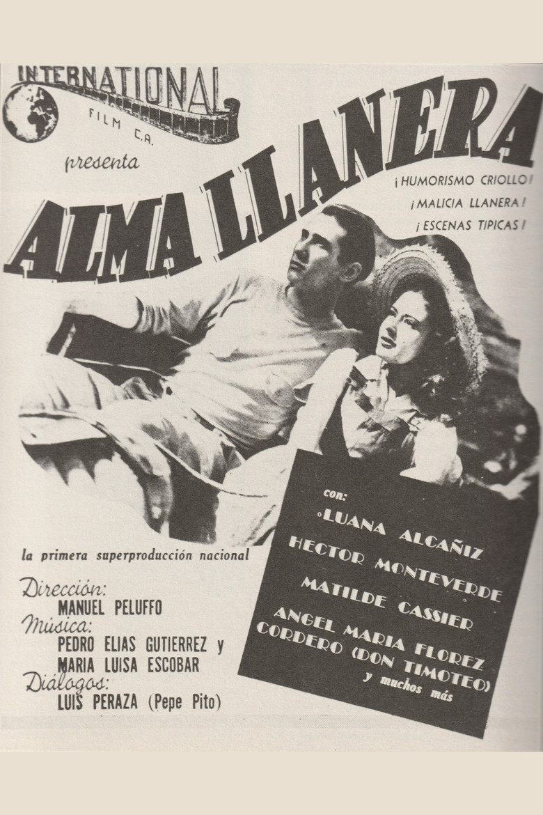 Alma llanera poster background