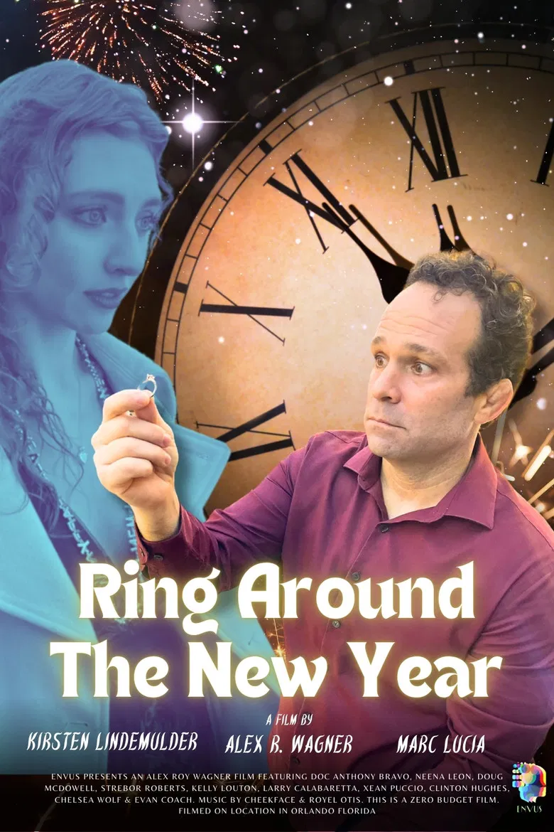 Ring Around The New Year poster background