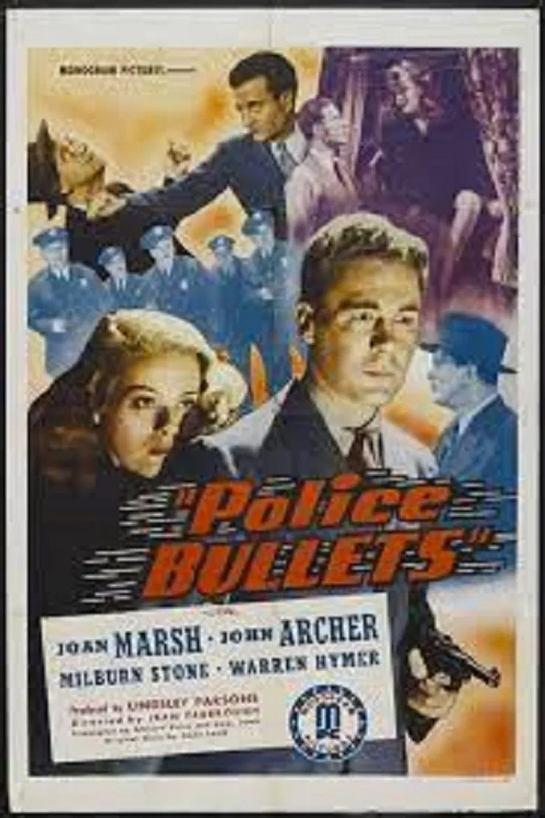 Police Bullets poster background