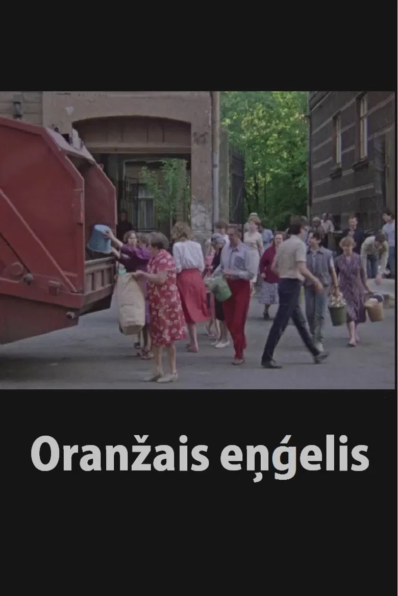 The Orange Angel poster background