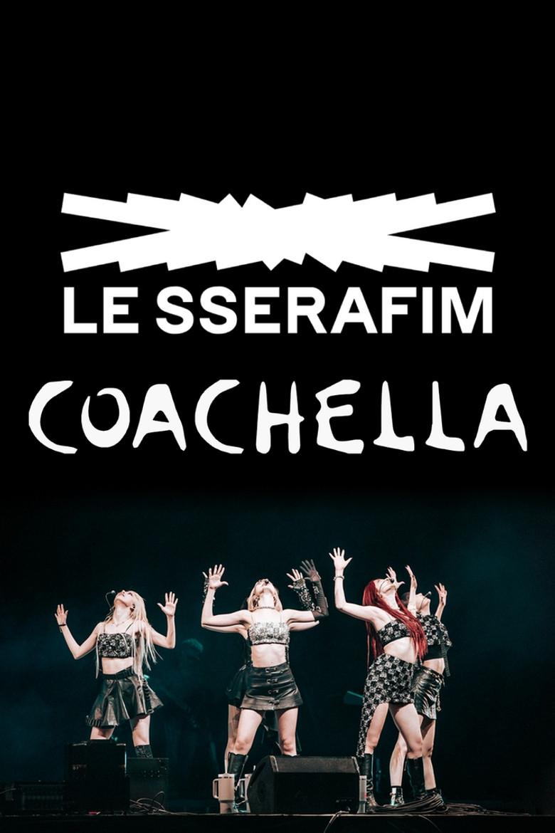 Le Sserafim: Coachella 2024 poster background