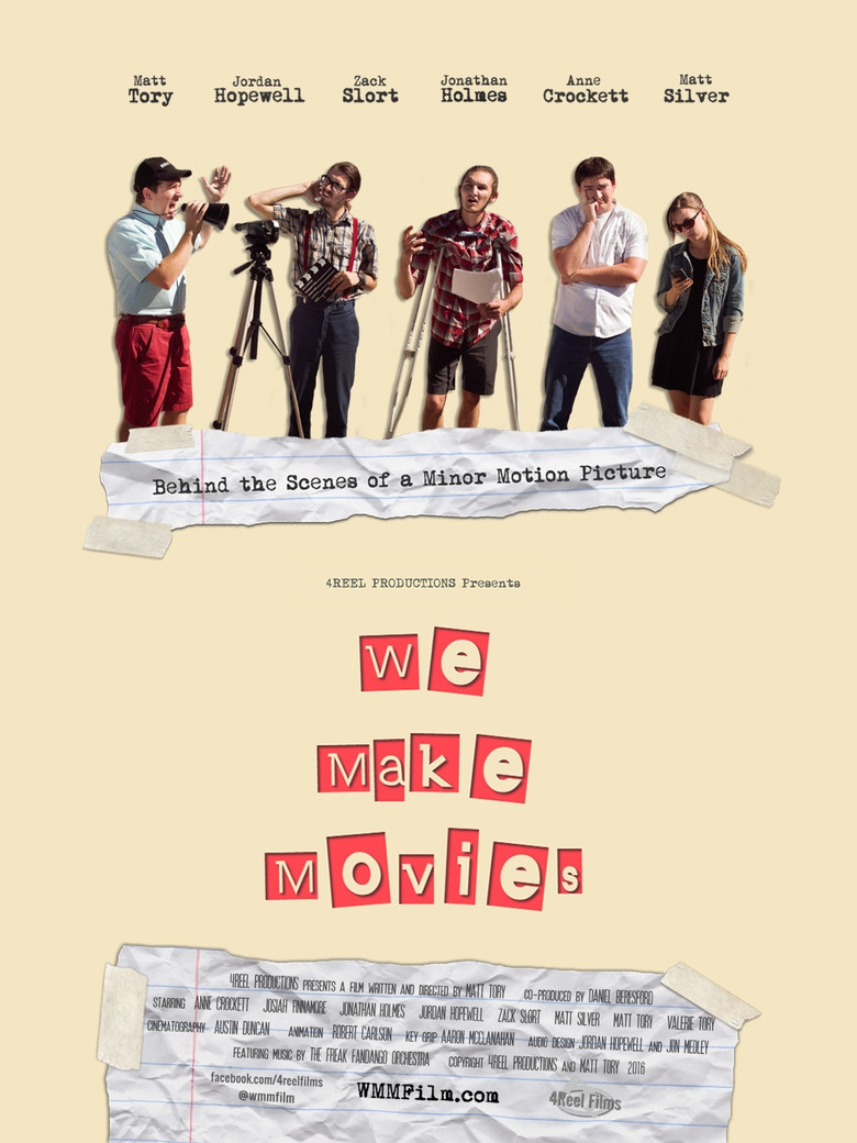 We Make Movies poster background