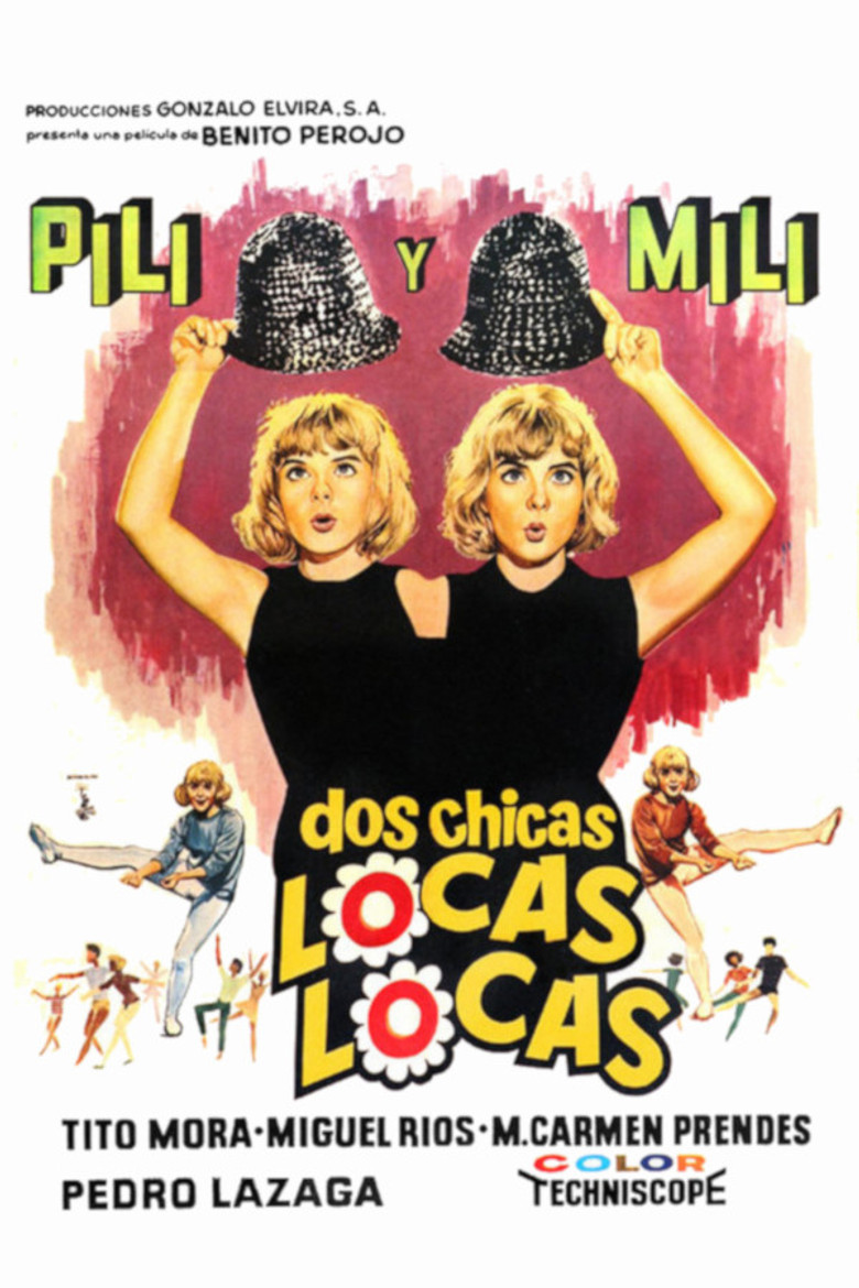 Dos chicas locas locas poster background