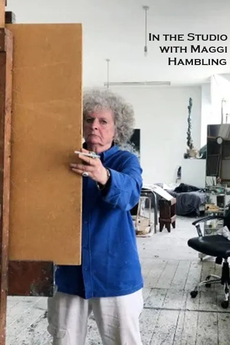 In the Studio with Maggi Hambling poster background