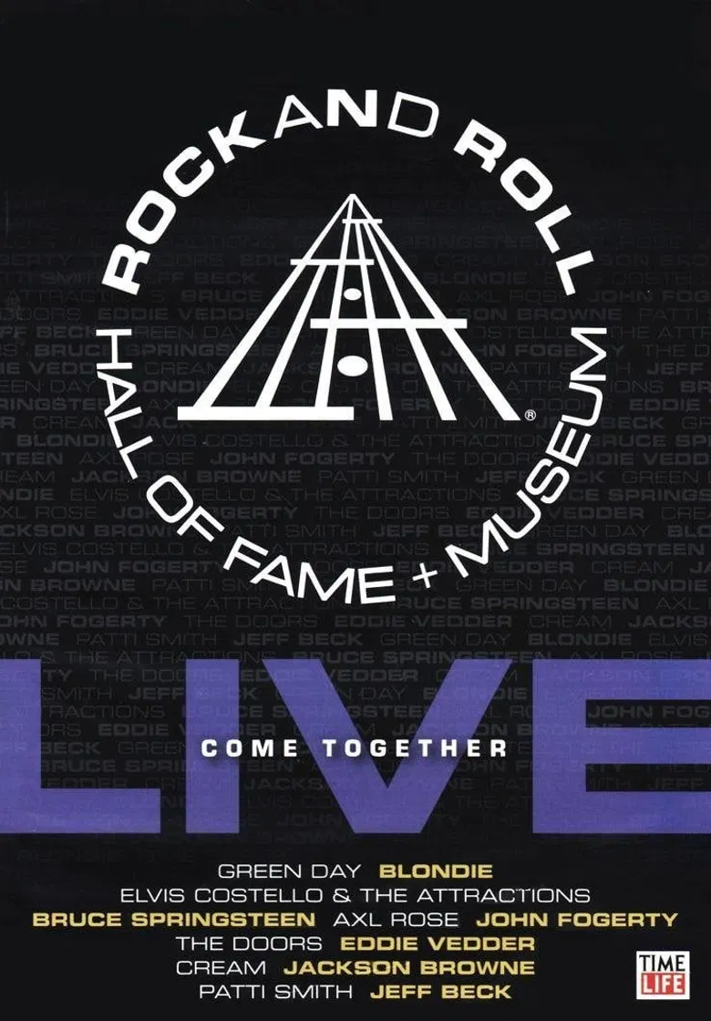 Rock and Roll Hall of Fame Live - Come Together poster background